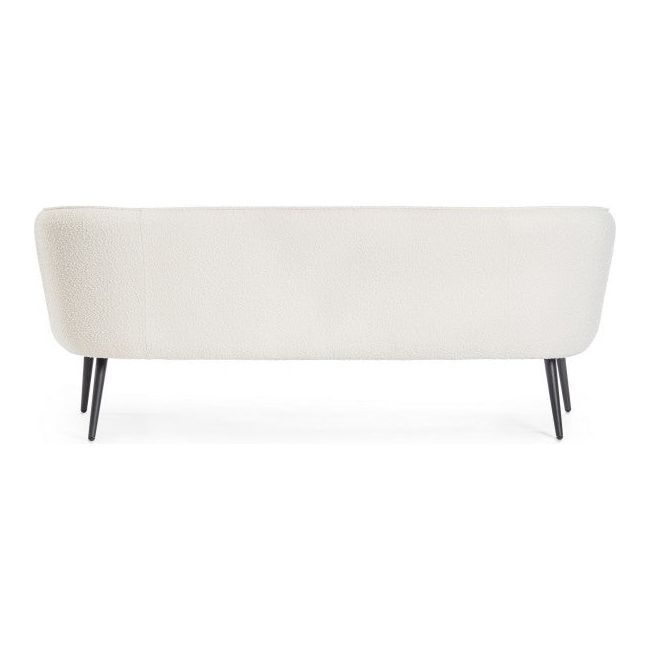 Sofa 3-Sitzer Avril Weiß Bouclé - ZEN ZONE