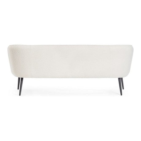 Sofa 3-Sitzer Avril Weiß Bouclé - ZEN ZONE