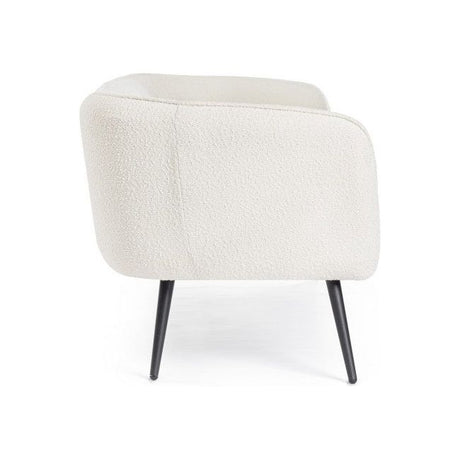 Sofa 3-Sitzer Avril Weiß Bouclé - ZEN ZONE
