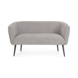 Sofa 2-Sitzer Avril Grau Bouclé - ZEN ZONE