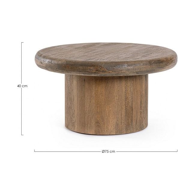 Beistelltisch Lopez Braun 75x75 - ZEN ZONE