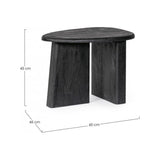 Beistelltisch Zacatecas Schwarz 60x45 - ZEN ZONE