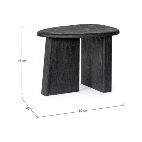 Beistelltisch Zacatecas Schwarz 60x45 - ZEN ZONE