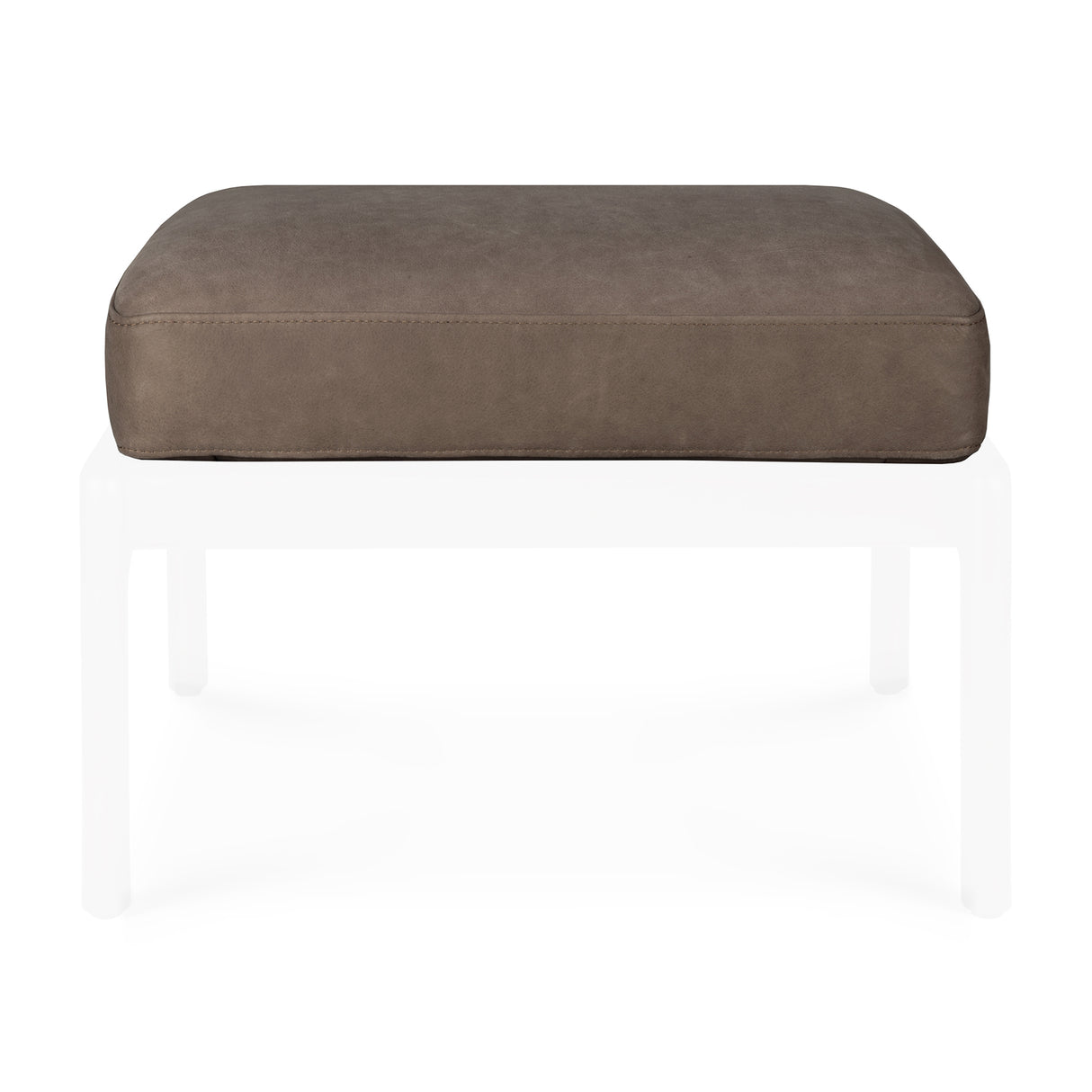 Jack Fußschemelkissen - Terra Nubukleder - 53 x 47 x 10 cm - ZEN ZONE Furniture