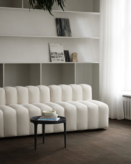 Couchtisch Ghost aus Aluminium in Schwarz, 50×50×40 cm - ZEN ZONE Furniture