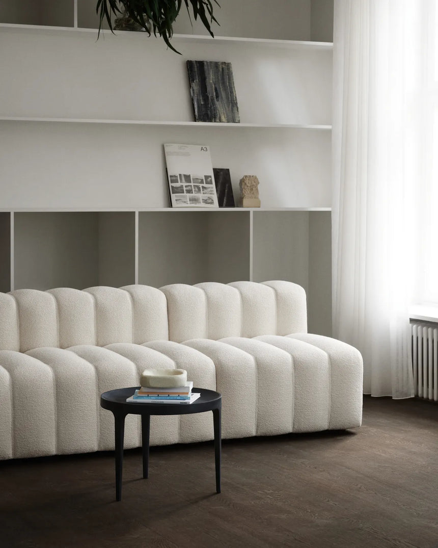 Couchtisch Ghost aus Aluminium in Schwarz, 50×50×40 cm - ZEN ZONE Furniture