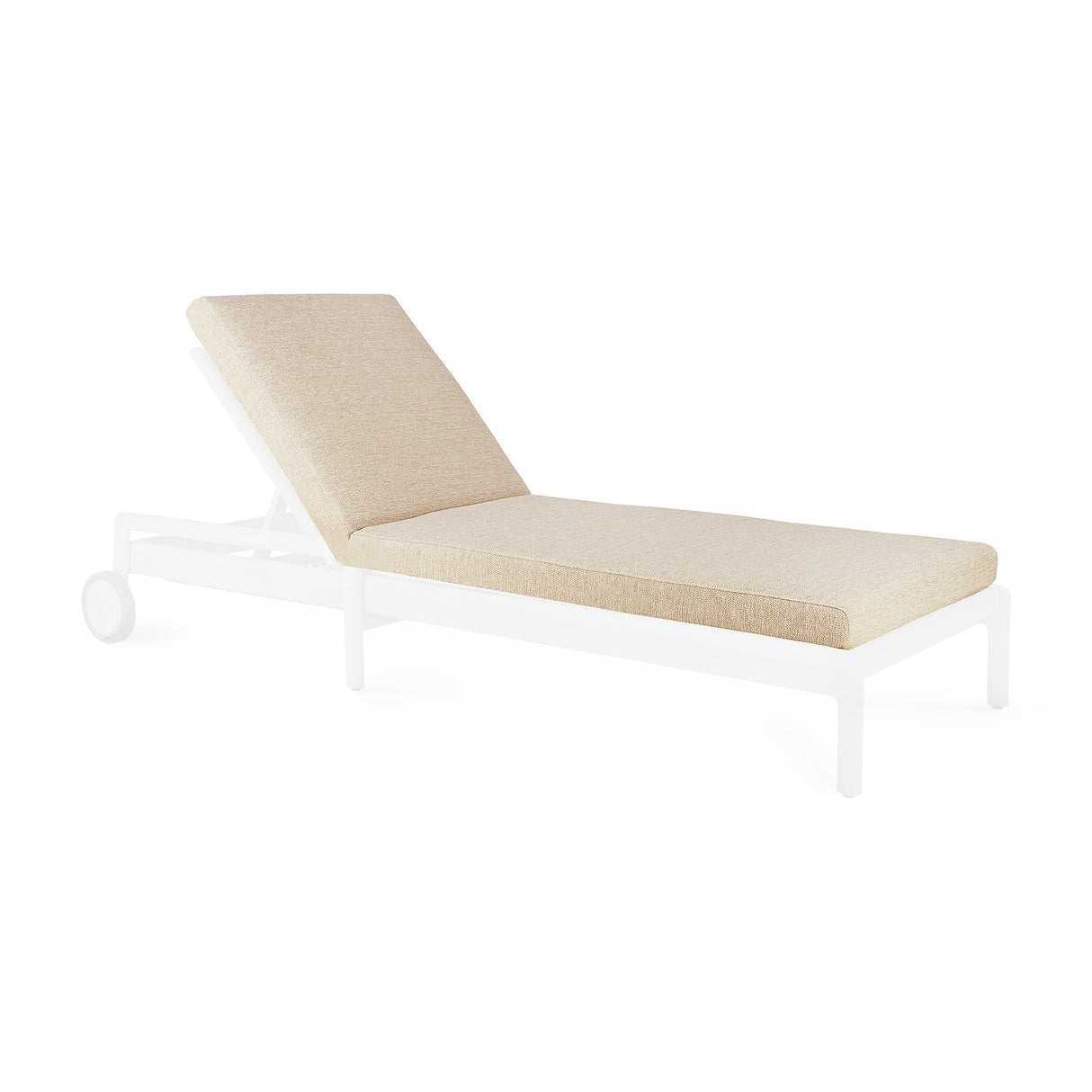 Jack Gartenliege Kissen - Naturstoff - 200 x 65 x 8 cm - ZEN ZONE