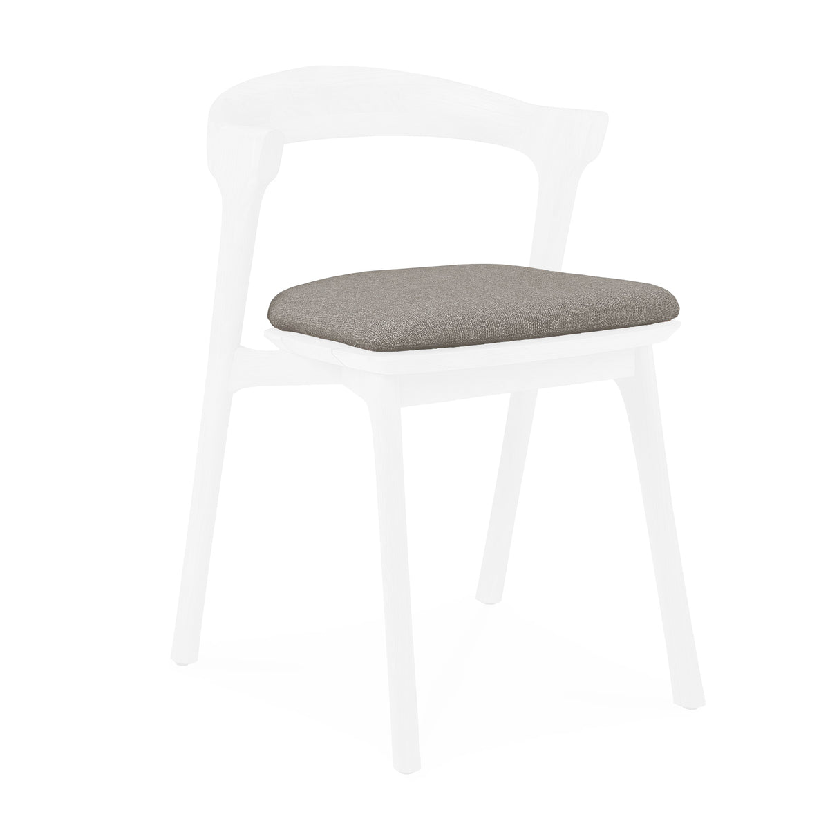Bok Gartenstuhl Kissen - Mocha Stoff - 43 x 43 x 3 cm - ZEN ZONE