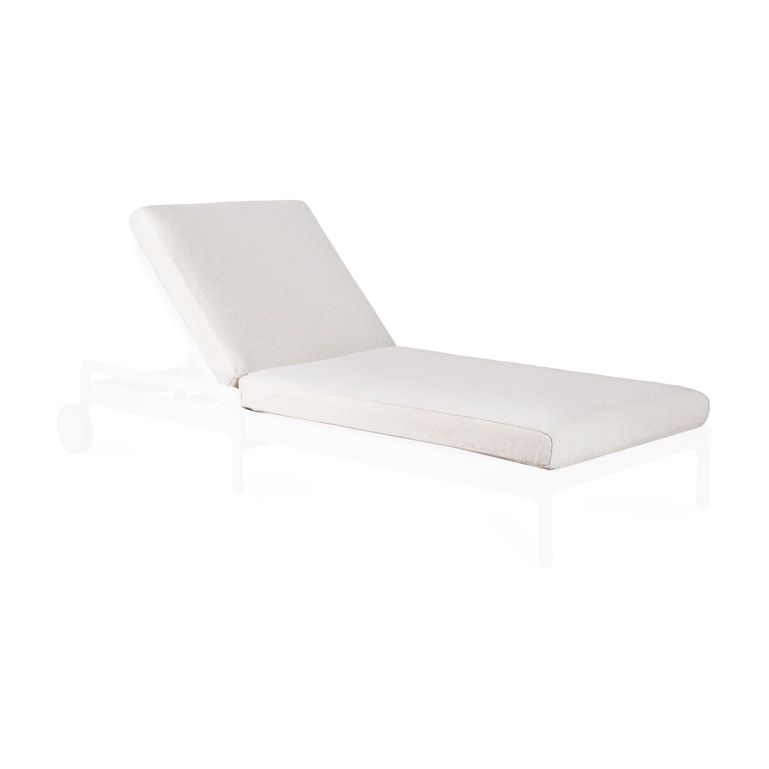 Jack Gartenliege Kissen - Off White Stoff - 200 x 65 x 8 cm - ZEN ZONE