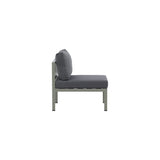 Copacabana Mittelteil - Khaki / Graues Kissen - ZEN ZONE Furniture