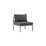 Copacabana Mittelteil - Khaki / Graues Kissen - ZEN ZONE Furniture