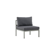 Copacabana Mittelteil - Khaki / Graues Kissen - ZEN ZONE Furniture