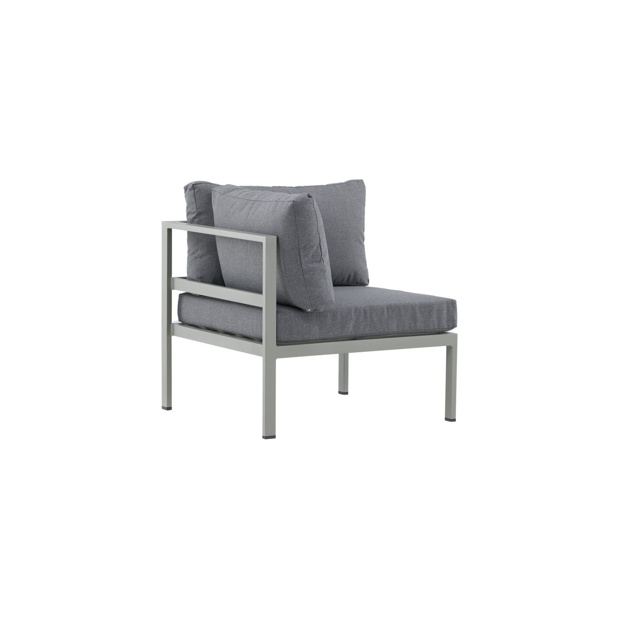 Copacabana Eckteil - Khaki / Graues Kissen - ZEN ZONE Furniture