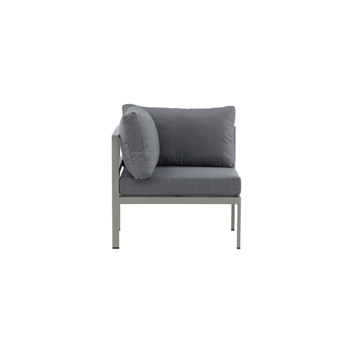 Copacabana Eckteil - Khaki / Graues Kissen - ZEN ZONE Furniture