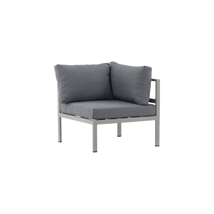 Copacabana Eckteil - Khaki / Graues Kissen - ZEN ZONE Furniture
