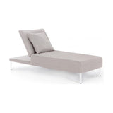 Gartenliege mit Kissen Viper Weiß QS20/Sand - ZEN ZONE