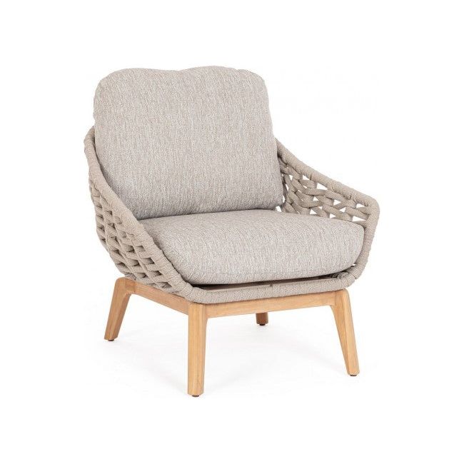 Outdoor Sessel mit Kissen Tamires Beige - ZEN ZONE