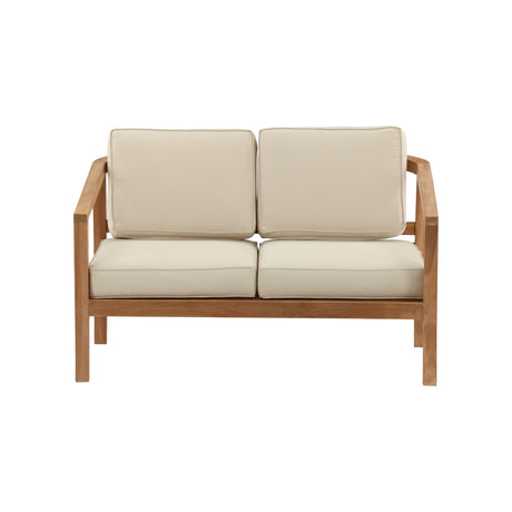 Lounge 2-Sitzer Sofa (Sofaset) - Teak gold - ZEN ZONE Furniture