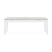 Bok Gartenbank Kissen - Off White Stoff - 2+ Sitzer - 137 x 35 x 3 cm - ZEN ZONE Furniture
