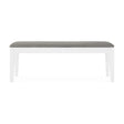 Bok Gartenbank Kissen - Mocha Stoff - 2+ Sitzer - 137 x 35 x 3 cm - ZEN ZONE Furniture