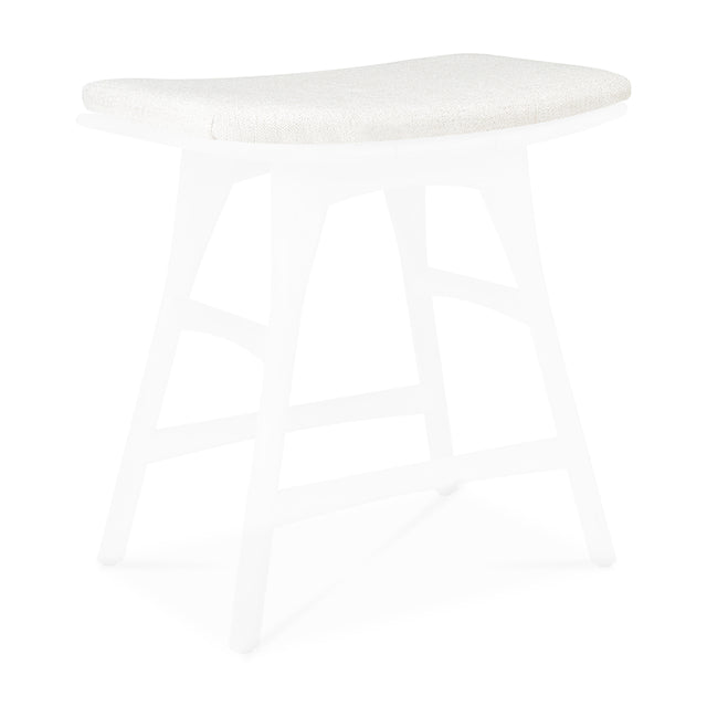 Osso Gartenhocker Kissen - Off White Stoff - 50 x 33 x 2 cm - ZEN ZONE Furniture