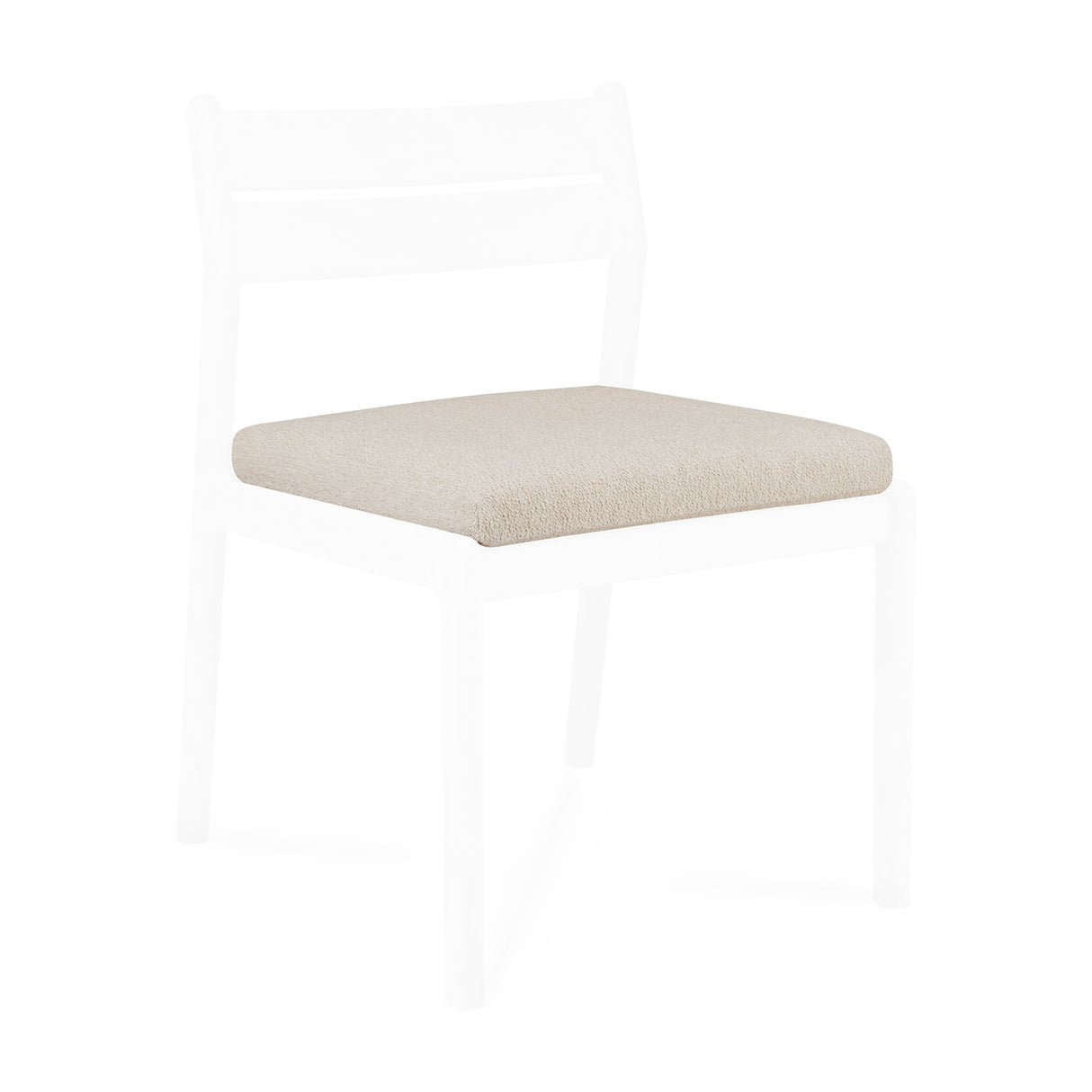 Jack Gartenstuhl Sitzkissen - Naturstoff - 48 x 49 x 5 cm - ZEN ZONE Furniture