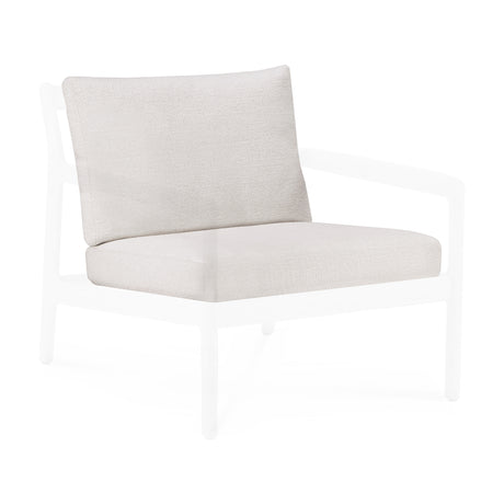 Jack Garten-Loungestuhl Kissenset - Off White Stoff - 65 x 63 x 17 cm - ZEN ZONE