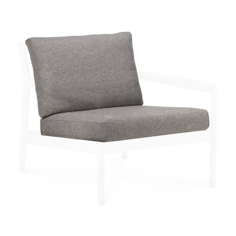 Jack Garten-Loungestuhl Kissenset - Mocha Stoff - 65 x 63 x 17 cm - ZEN ZONE