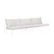 Jack Gartensofa 3-Sitzer Kissenset - Off White Stoff - 85 x 63 x 51 cm - ZEN ZONE