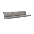 Jack Gartensofa 3-Sitzer Kissenset - Mocha Stoff - 85 x 63 x 51 cm - ZEN ZONE