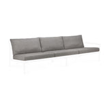 Jack Gartensofa 3-Sitzer Kissenset - Mocha Stoff - 85 x 63 x 51 cm - ZEN ZONE