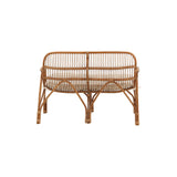 Nella 2-Sitzer Sofa Rattan Natur - inkl. Offwhite-Kissen - ZEN ZONE Furniture