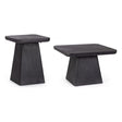 2er Set Couchtisch Fuji quadratisch - ZEN ZONE