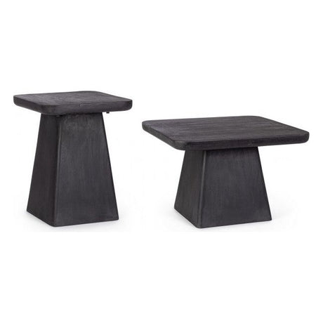2er Set Couchtisch Fuji quadratisch - ZEN ZONE