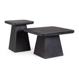 2er Set Couchtisch Fuji quadratisch - ZEN ZONE