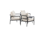 Taromina Lounge Set Schwarz / Beige