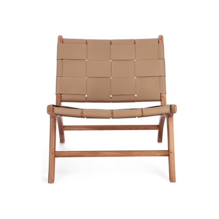 Lounge-Sessel Joanna Taupe - ZEN ZONE