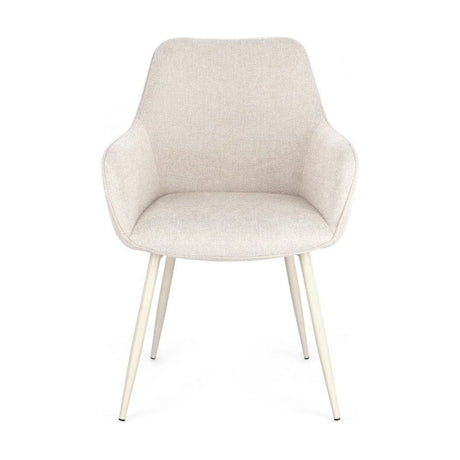 Stuhl mit Armlehne Cora Beige/Beige - ZEN ZONE