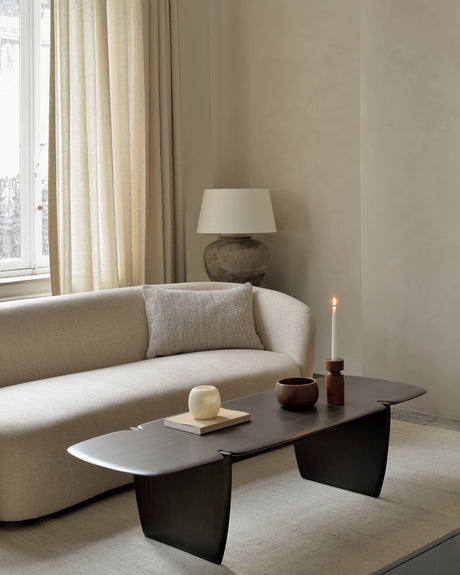 PI Couchtisch - lackiertes Mahagoni - dunkelbraun - rechteckig - ZEN ZONE