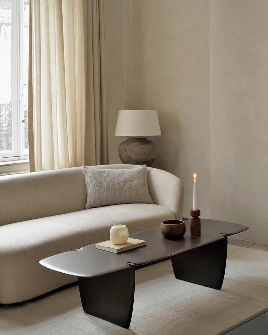 PI Couchtisch - lackiertes Mahagoni - dunkelbraun - rechteckig - ZEN ZONE