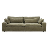 RAWLINS 3-Sitzer Sofa in rachel grün, 259x116x85 cm