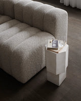 Beistelltisch Quartz aus Beton, 26×26×56 cm - ZEN ZONE Furniture