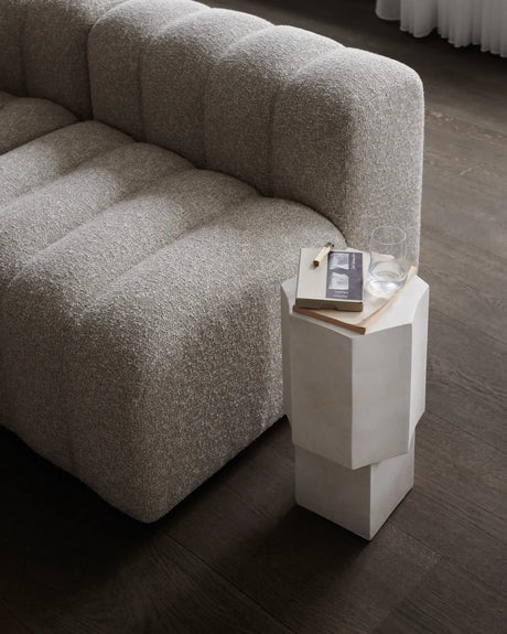 Beistelltisch Quartz aus Beton, 26×26×56 cm - ZEN ZONE Furniture