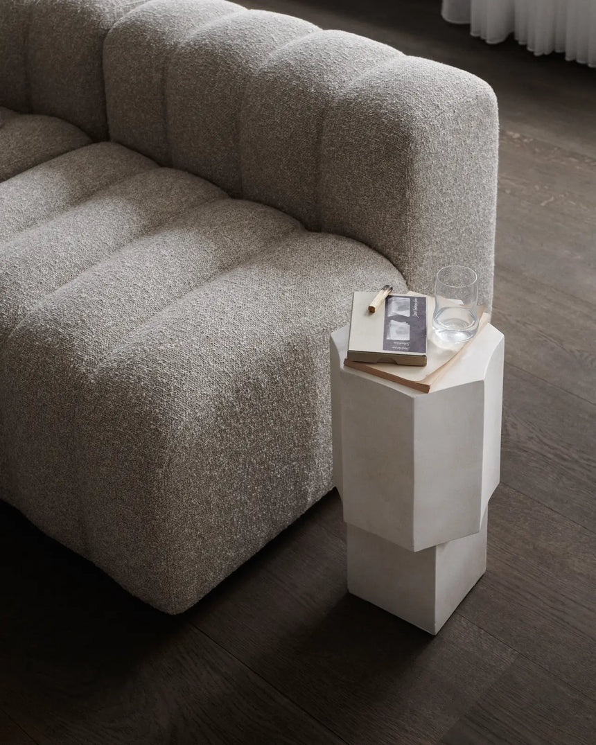 Beistelltisch Quartz aus Beton, 26×26×56 cm - ZEN ZONE Furniture