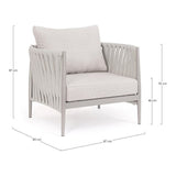 Outdoor Sessel mit Kissen Jacinta Moon WG24 - ZEN ZONE