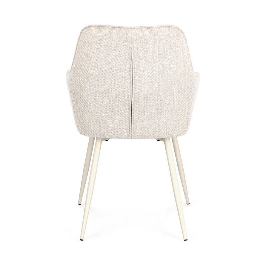 Stuhl mit Armlehne Cora Beige/Beige - ZEN ZONE