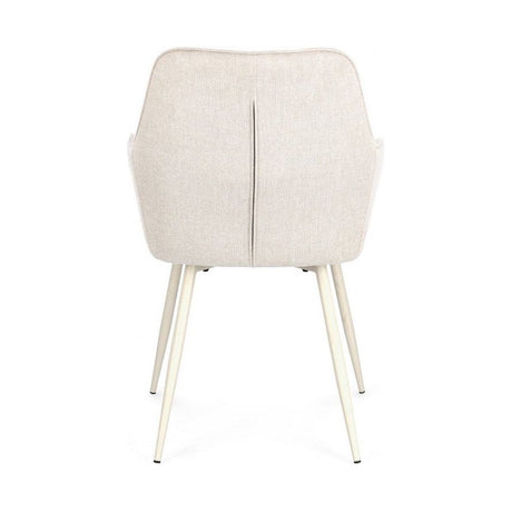 Stuhl mit Armlehne Cora Beige/Beige - ZEN ZONE