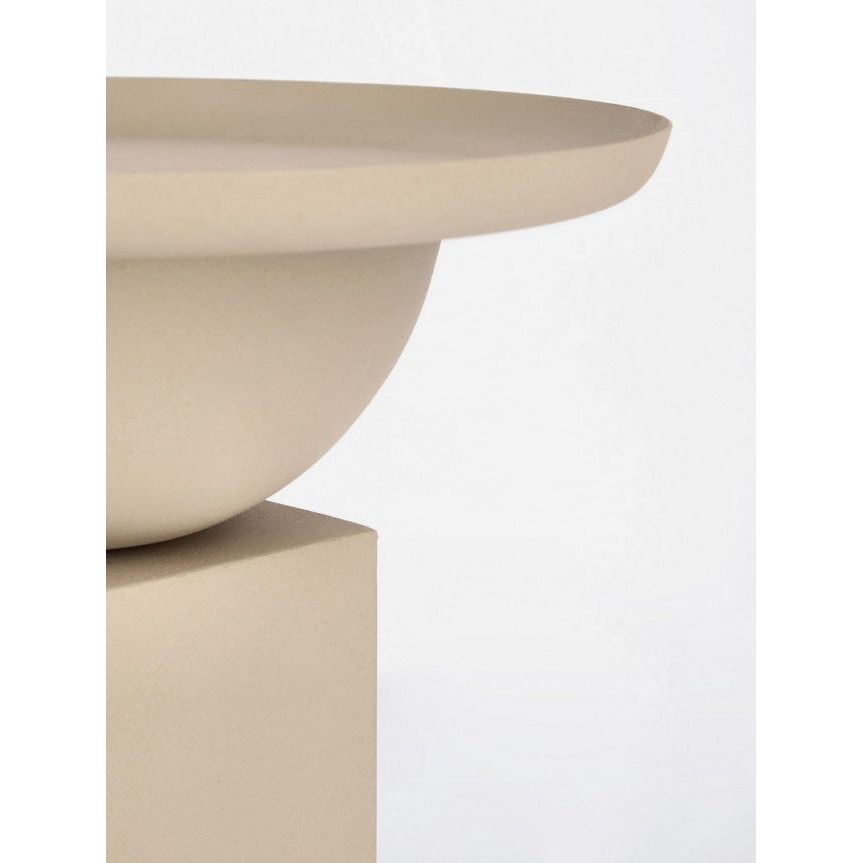 Couchtisch Alka Beige rund 40,5x40,5 - ZEN ZONE