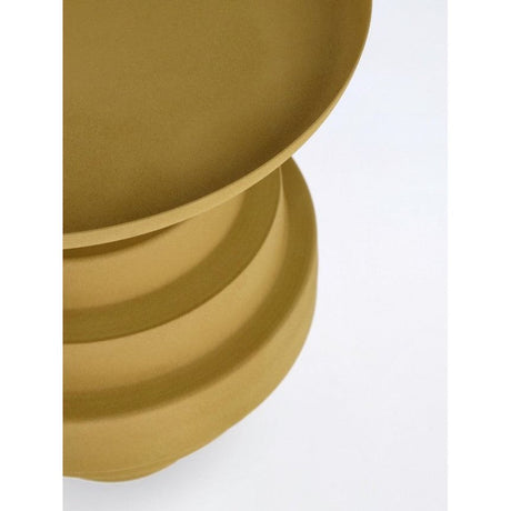 Couchtisch Amba Senffarbig rund 35,5x35,5 - ZEN ZONE