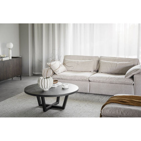 BOXFORD Couchtisch Schwarz 110x110x40cm - ZEN ZONE